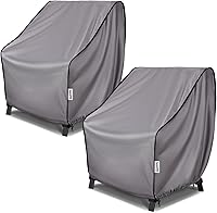 Vista 13 de Funda impermeable para sofá de exterior de 88W×40D×33H - Protector resistente para banco de patio de 3 plazas, se ajusta a muebles de 86-88 pulgadas