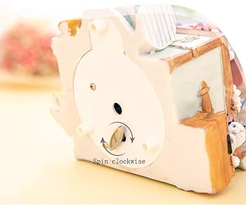 Amazon.co.jp: オルゴール猫オルゴールオルゴール回転誕生日プレゼント