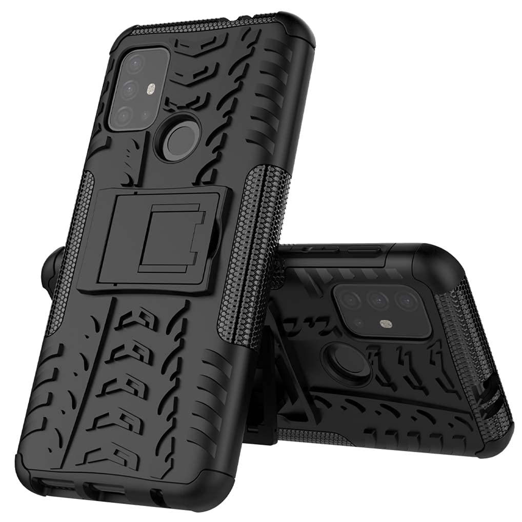 Liner Cover Per Motorola Moto G30/G20/G10 - Custodia Antiurto In Silicone Con Supporto Pieghevole Nascosto - Protezione Robusta - Nero