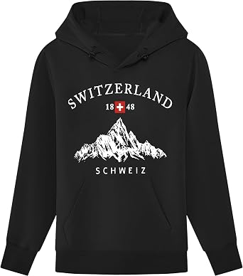 Swiss Hoodie, Swiss Alps Hoodie Women, Swiss Alps Sweatshirt Men, Funny Swiss Sweatshirt