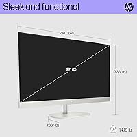 Vista 8 de HP Computadora de escritorio todo en uno con pantalla táctil de 27 pulgadas, Intel 12-Core Ultra 7 155U, 32 GB DDR5 RAM, 1 TB SSD, KB y mouse