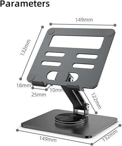 Miniatura 6 de Soporte para tableta de dibujo, soporte ajustable 360 para tabletas de 4-17.3 pulgadas y iPad ProAir