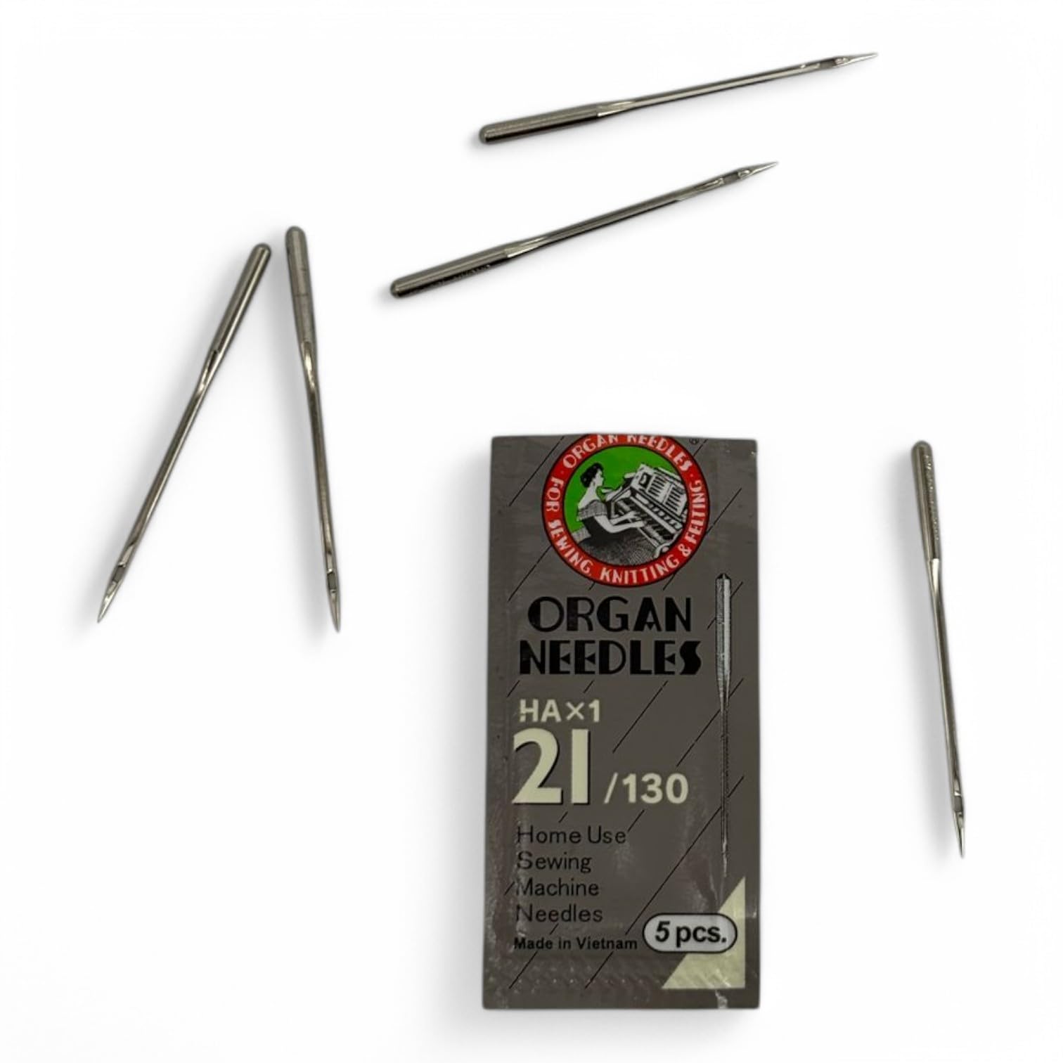 Zenith Combo of Original Needles Size NO HA 21 (2 Packs, 10 Needles) 1 Premium Bobbin case 5 Plastic Bobbins Combo Works with All Automatic Home Use Machines — Amazon image 3