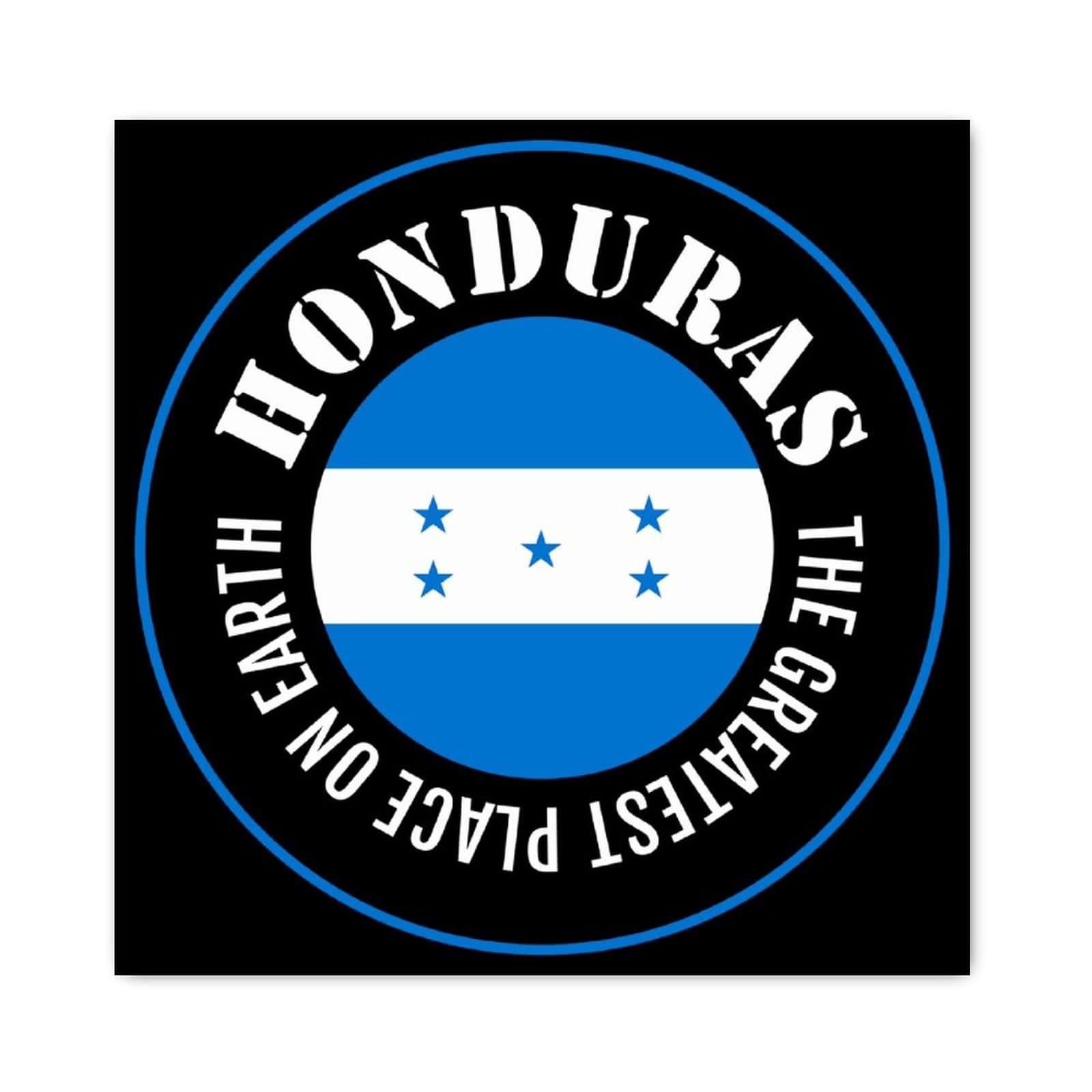 Drapeau Honduras sur bois cadeau d'anniversaire de mariage et souvenir de voyage
