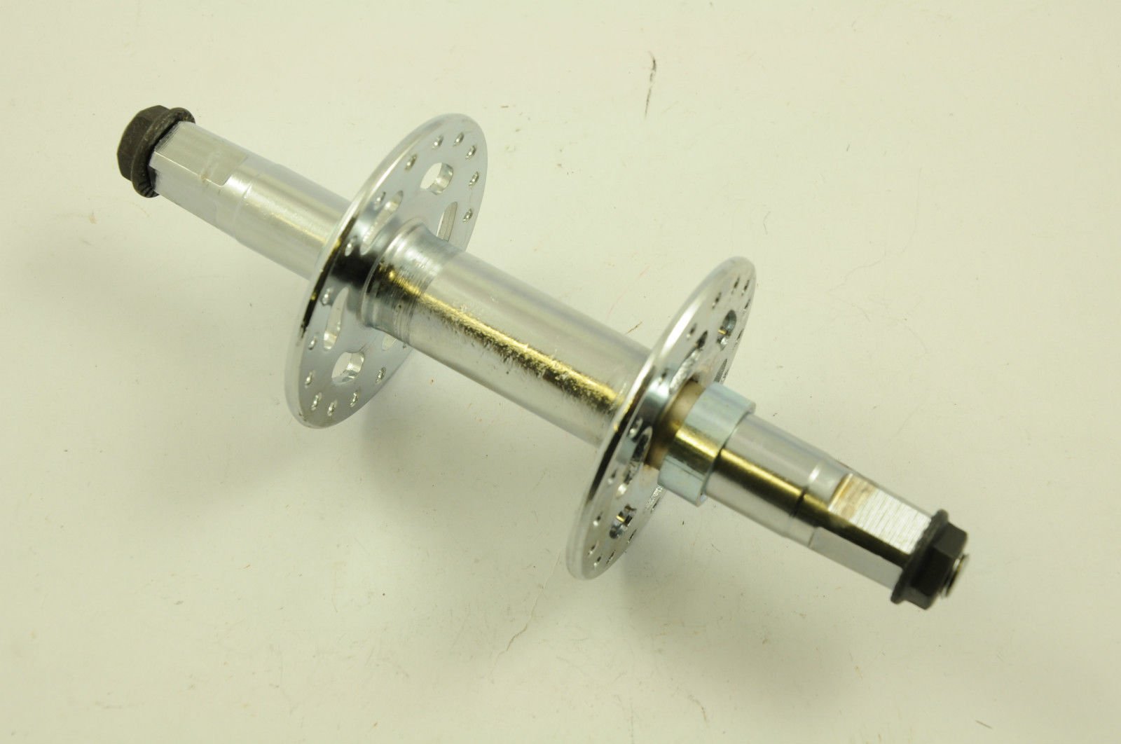 36 HOLE HUB FIXED DRIVE COTTERLESS UNICYCLE AXLE IDEAL FOR UNICYCLES, BUILD YOUR OWN PENNY FARTHING OR OTHER SPECIAL PROJECTS LIKE GO KARTS ETC