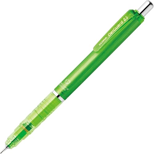 Zebra DelGuard - Lápiz mecánico de plomo de 0.020 in, cuerpo verde claro (P-MA85-LG)