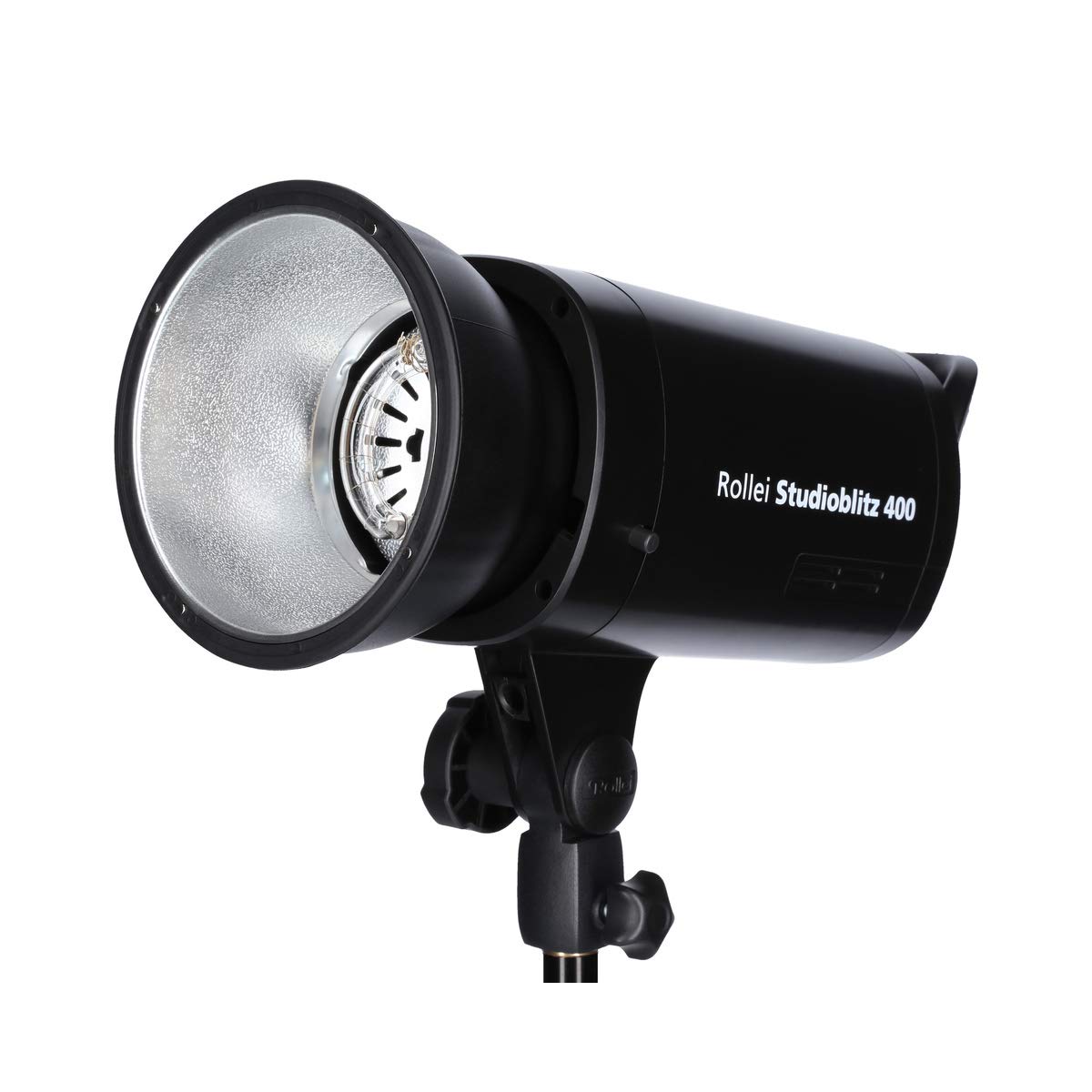 Rollei Studioblitz 400 Double Kit - lampa studyjna o mocy błyskowej 400 W, 2 x lampa błyskowa, Octabox 90 cm, softbox 60 x 90 cm, 2 x statyw do lampy, radiowy nadajnik U7, reflektor z 5 kolorowymi foliami i walizką na kółkach