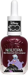 Nailtopia Bio-Sourced Chip Free Nail Lacquer Disney Collection, Ursula, 0.41 oz - All Natural - Vegan - Strengthening - Quick-Dry - Long Lasting - Cruelty-Free - Nail Polish