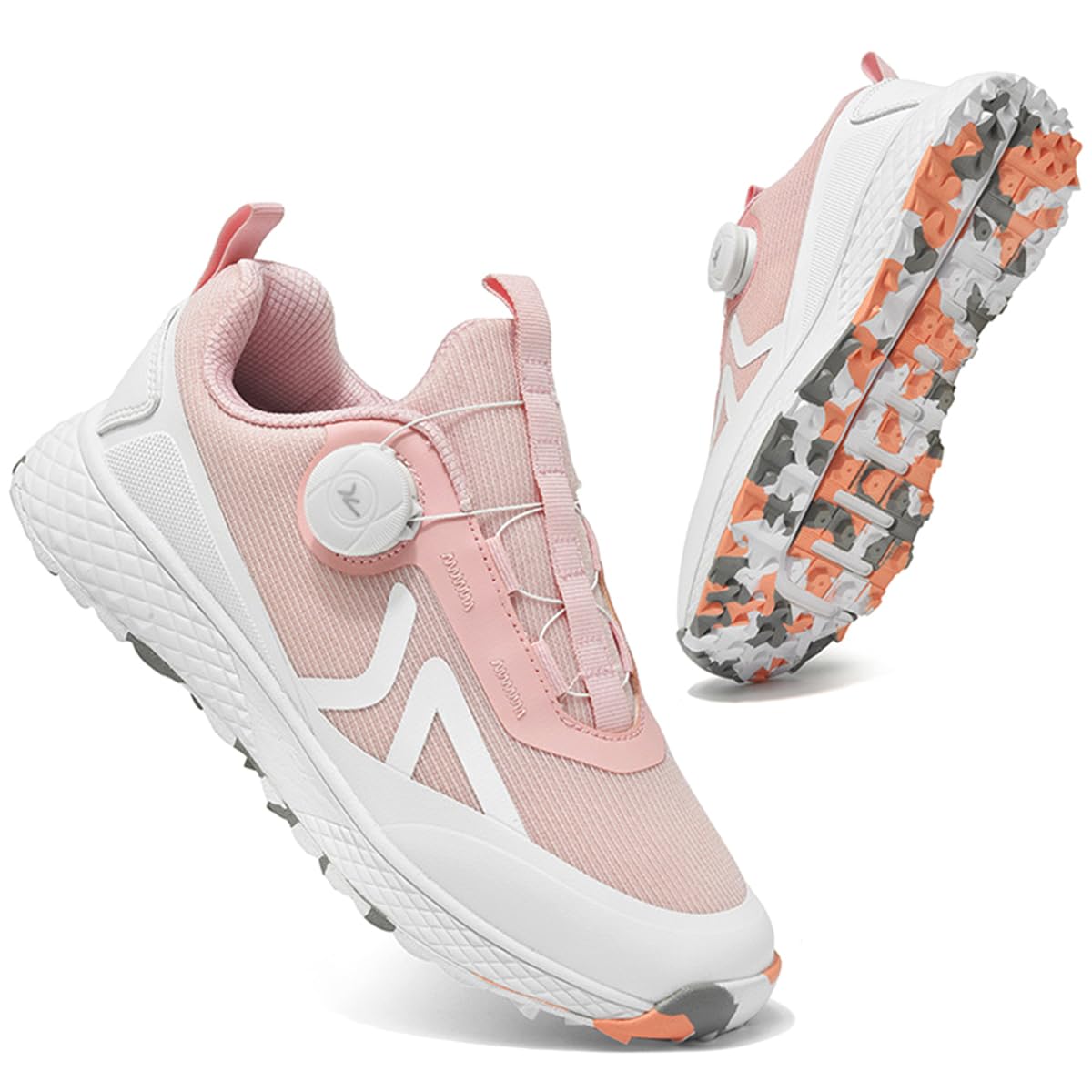Zapatillas de golf profesionales para mujer, impermeables y de alta comodidad 8