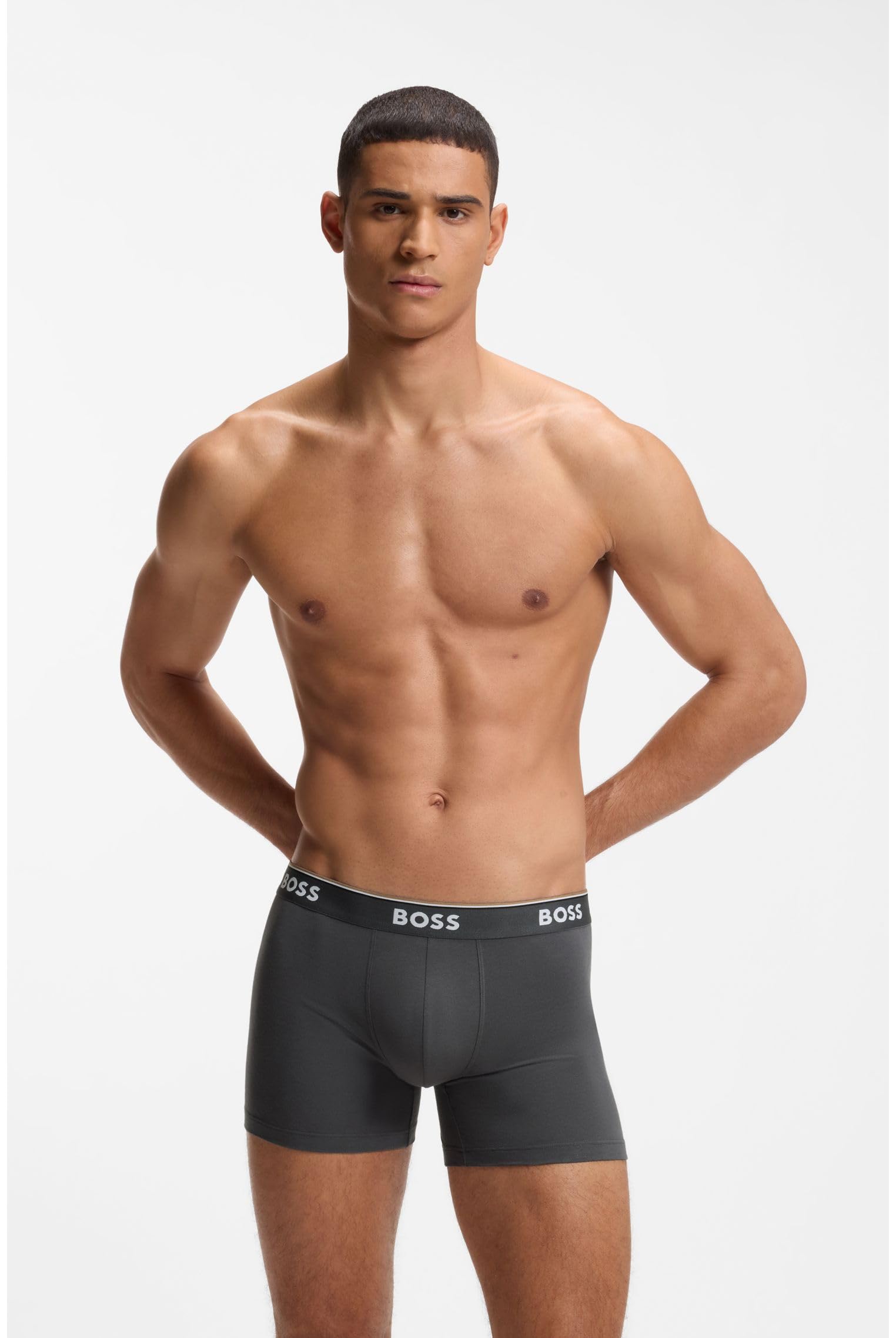 Boss Power bokserki 3-pak, niebieski, L