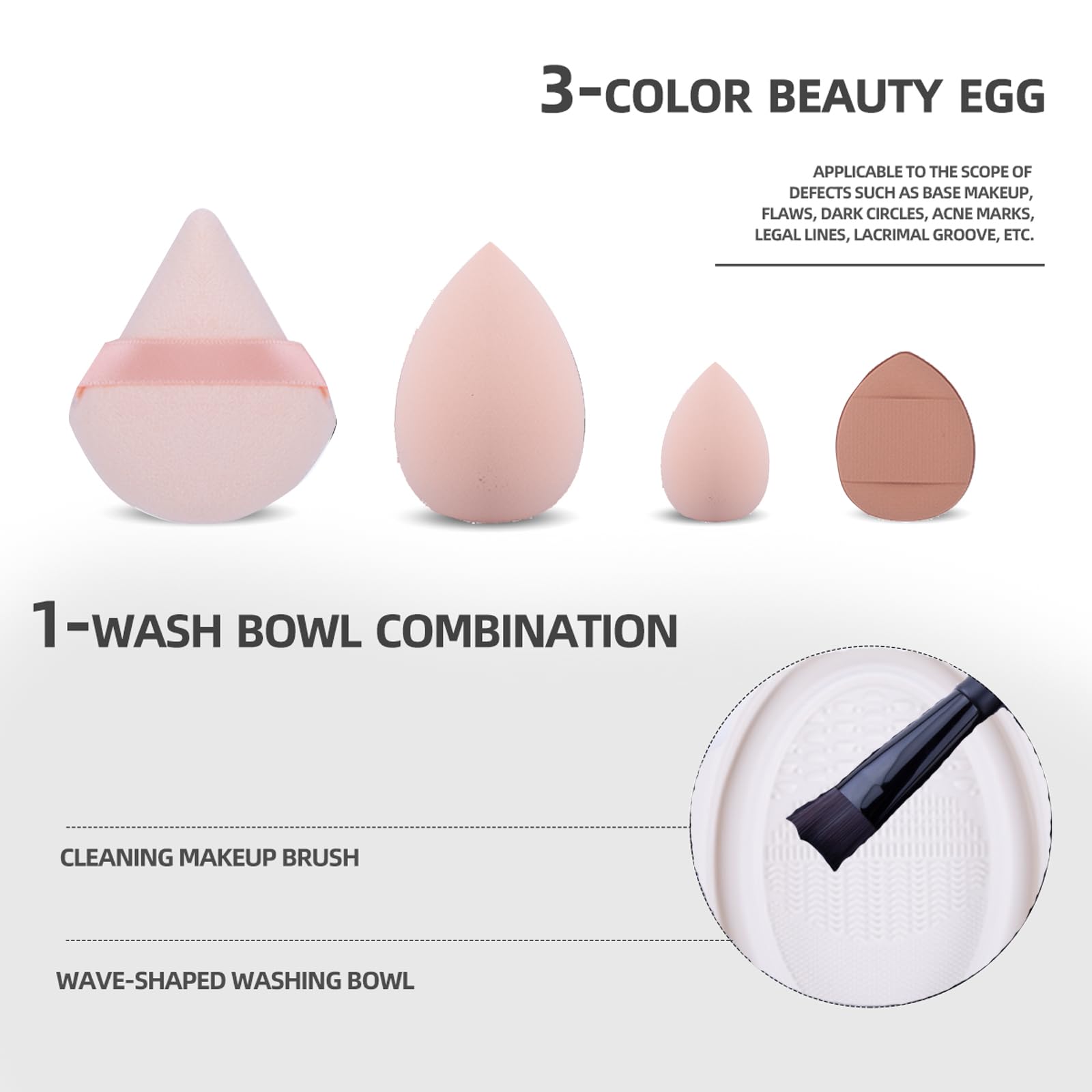 Brocha de Maquillaje Profesional Avanzada, 31 Piezas Juego de Brochas de Maquillaje Profesional Avanzado para Rostro y Ojos Blush Foundation Concealer Powder#3