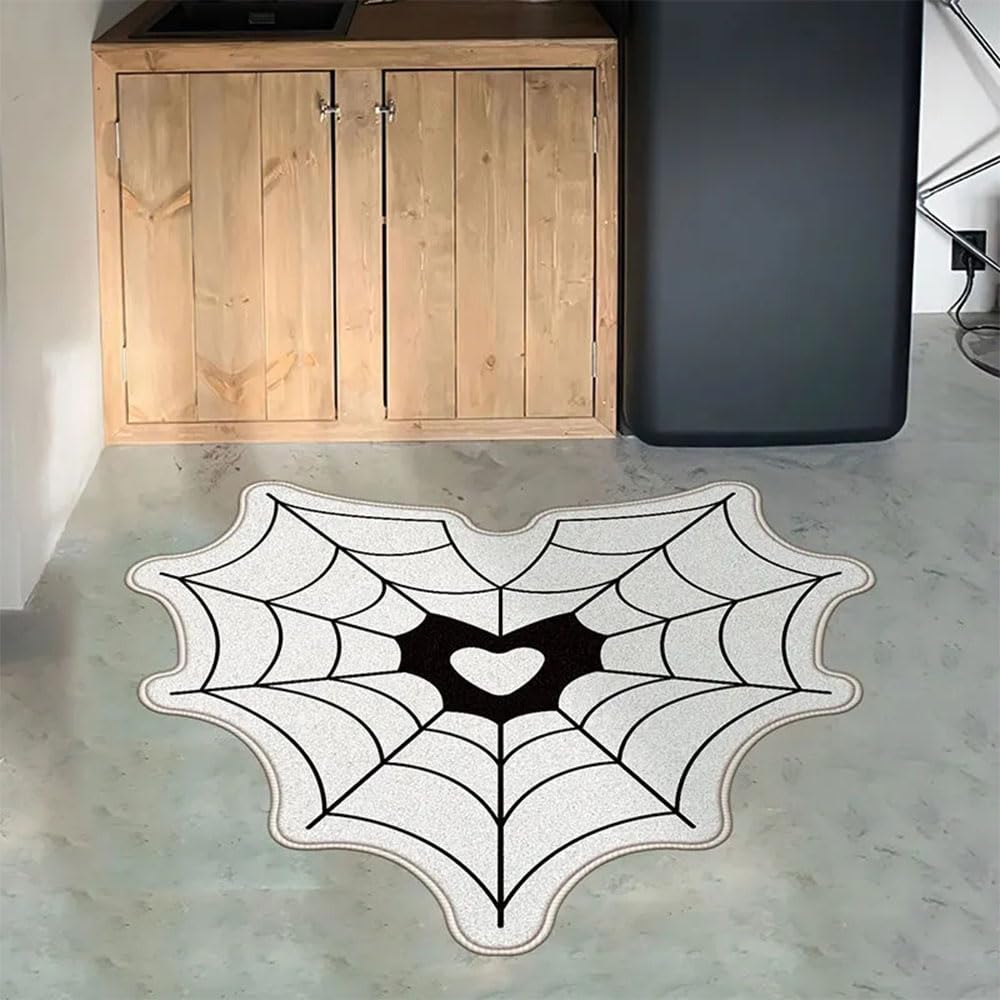 Tapis de bain motif tête de mort tapis de douche et de sol pour décoration de chambre