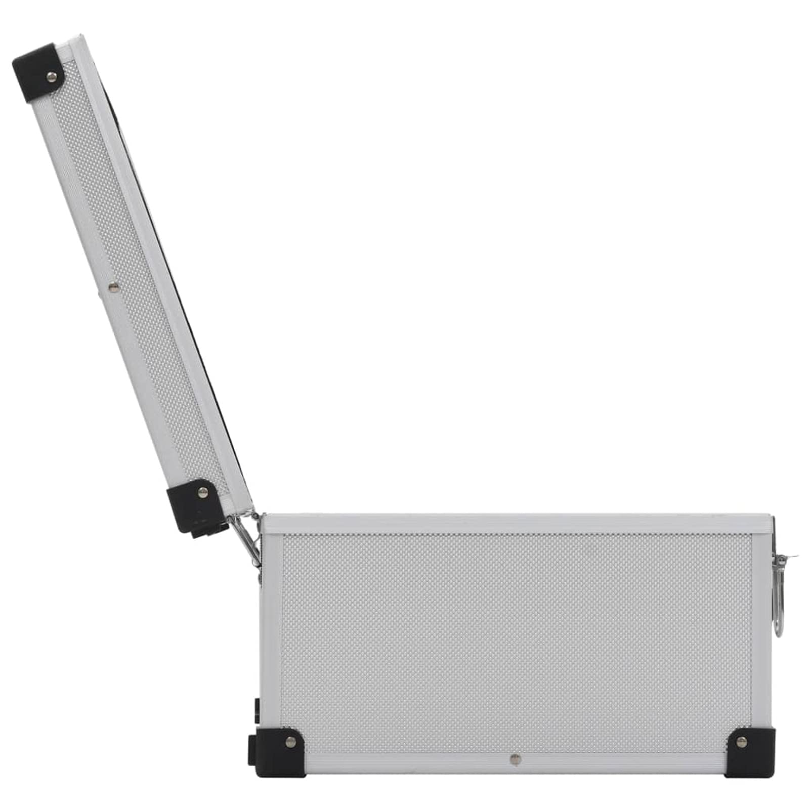 Custodia CD per 60 CD in Alluminio ABS Argento,Forniture per Ufficio,Archiviazione e organizzazione,Porta CD/DVD-91856
