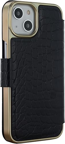Miniatura 2 de Ted Baker KHAILLY - Funda negra para iPhone 1314, con ranura para tarjeta doble, color dorado