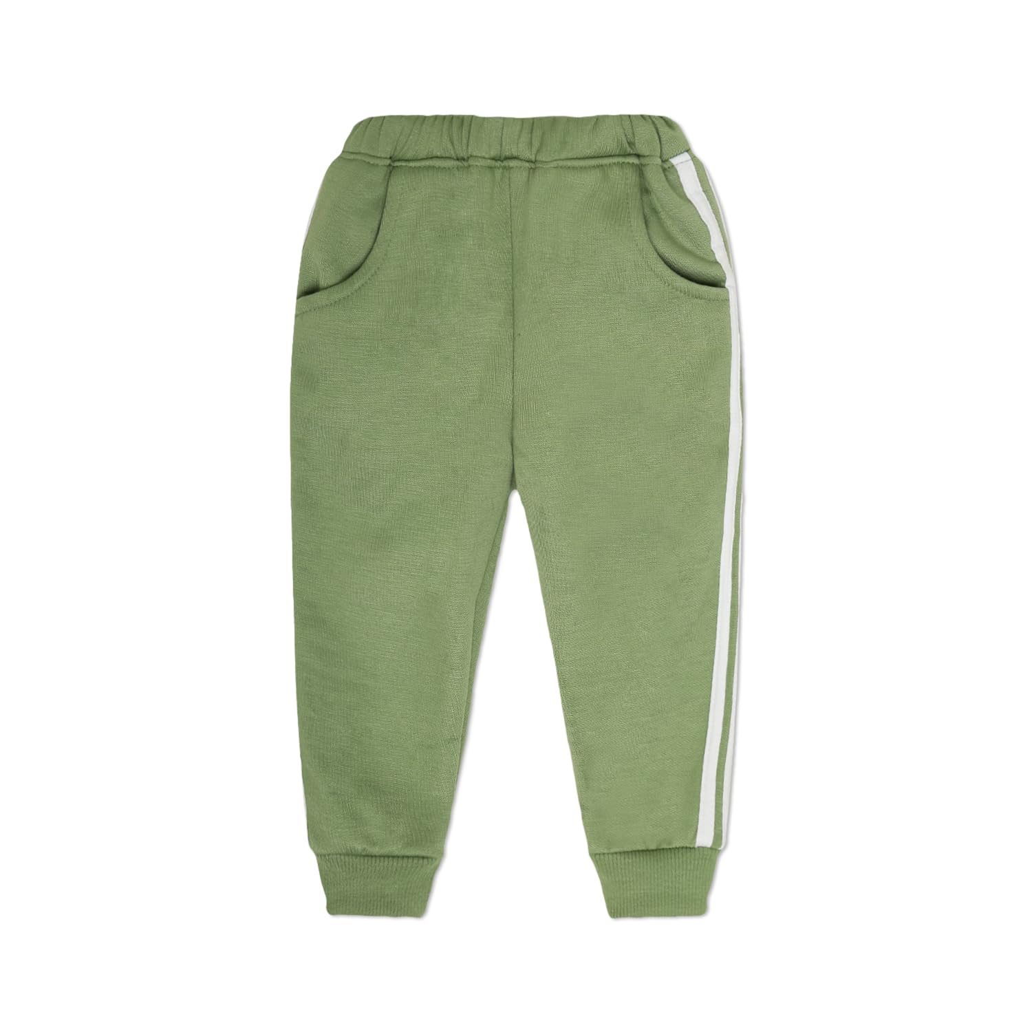 Nirvartaya Zipper Hoodie And Trackpant Set (3-4 Year | Green) 4