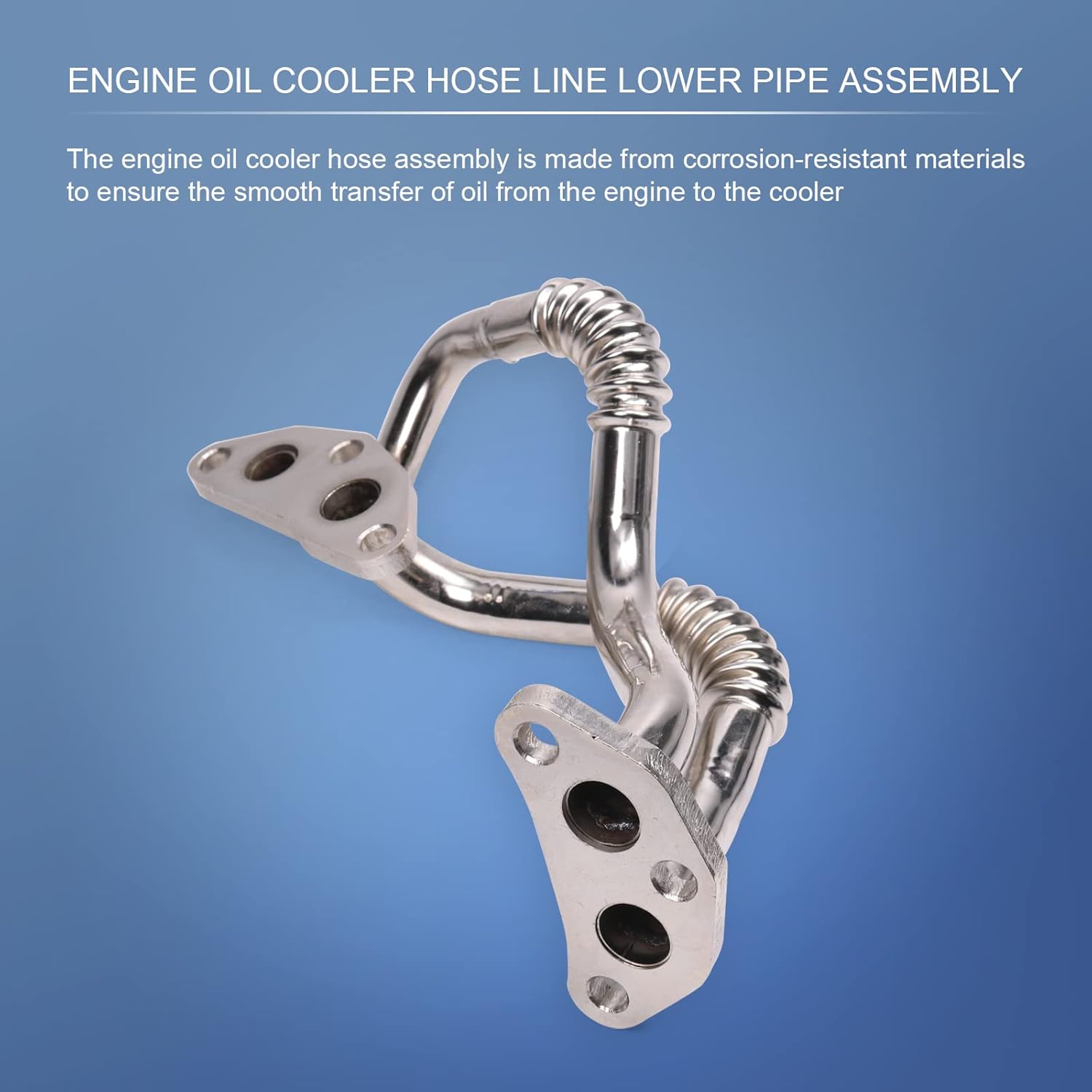 DICMIC Engine Oil Cooler Hose Line Lower Pipe Assembly with Gasket Compatible with 2007-2016 Lexus RX350 RX450h Toyota Highlander Sienna Venza Replace# ‎625-022, 1576731010