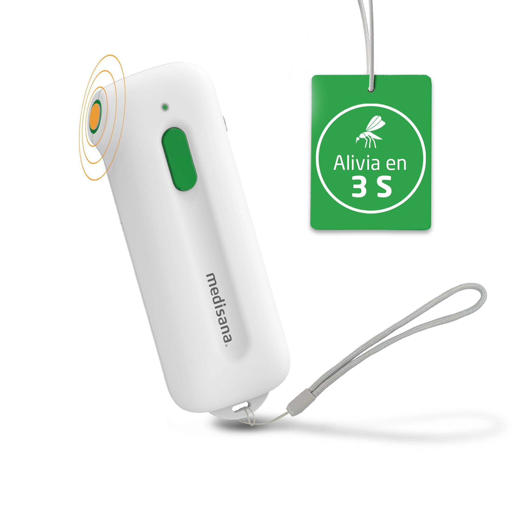 Medisana IB 100 Tratamiento para las mordeduras y picaduras de insectos y mosquitos, muy eficaz contra el picor y la hinchazón, sin sustancias químicas, aplicación fácil