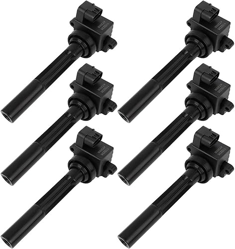 SCITOO Juego de bobinas de encendido 100% nuevo 6PCS compatible con Isuzu VehiCROSS 3.5L 1999-2001 automóviles aptos para OE UF245
