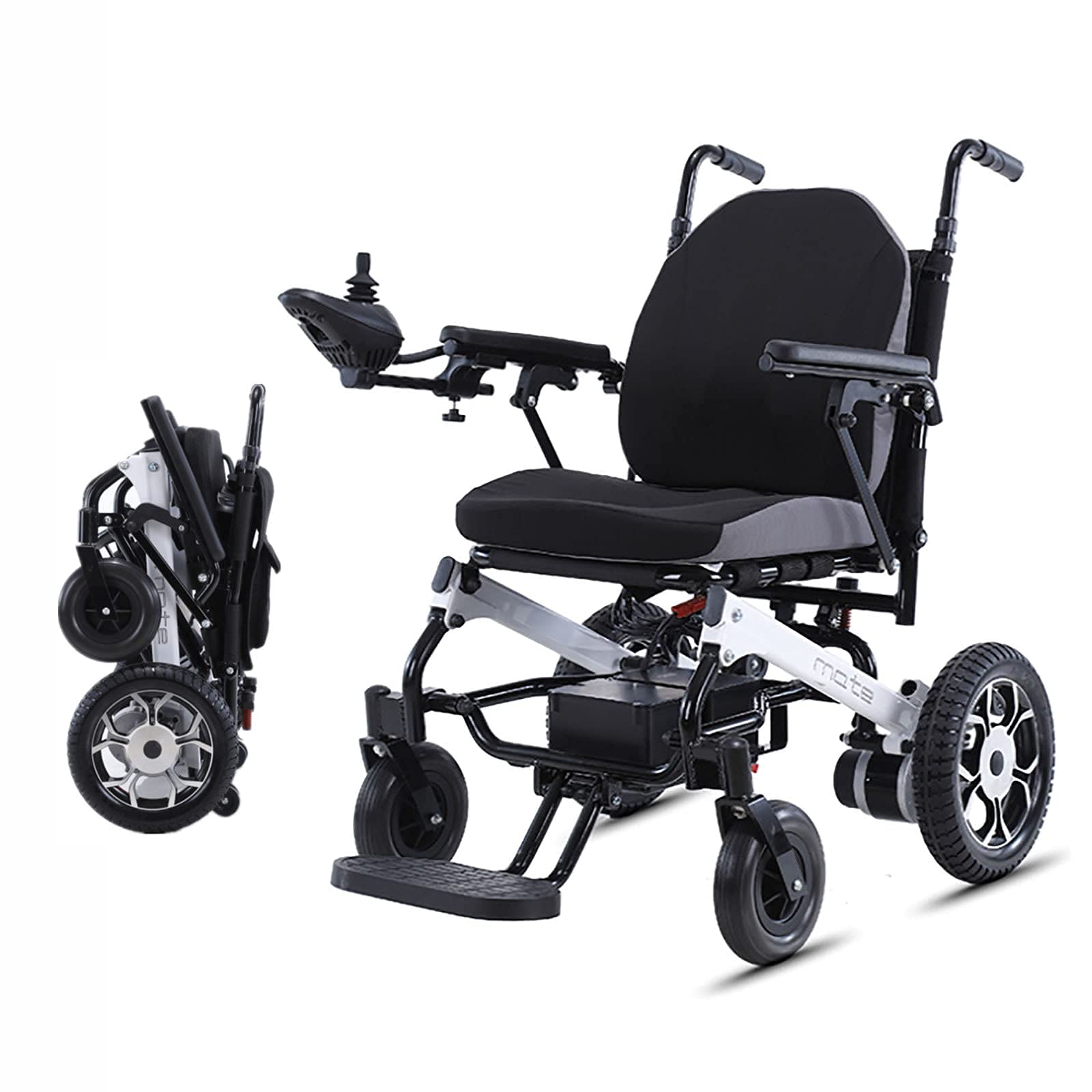 Buy Intelligent Lightest Electric Wheelchair Folding Motorized Power Wheelchairs,500W Powerful