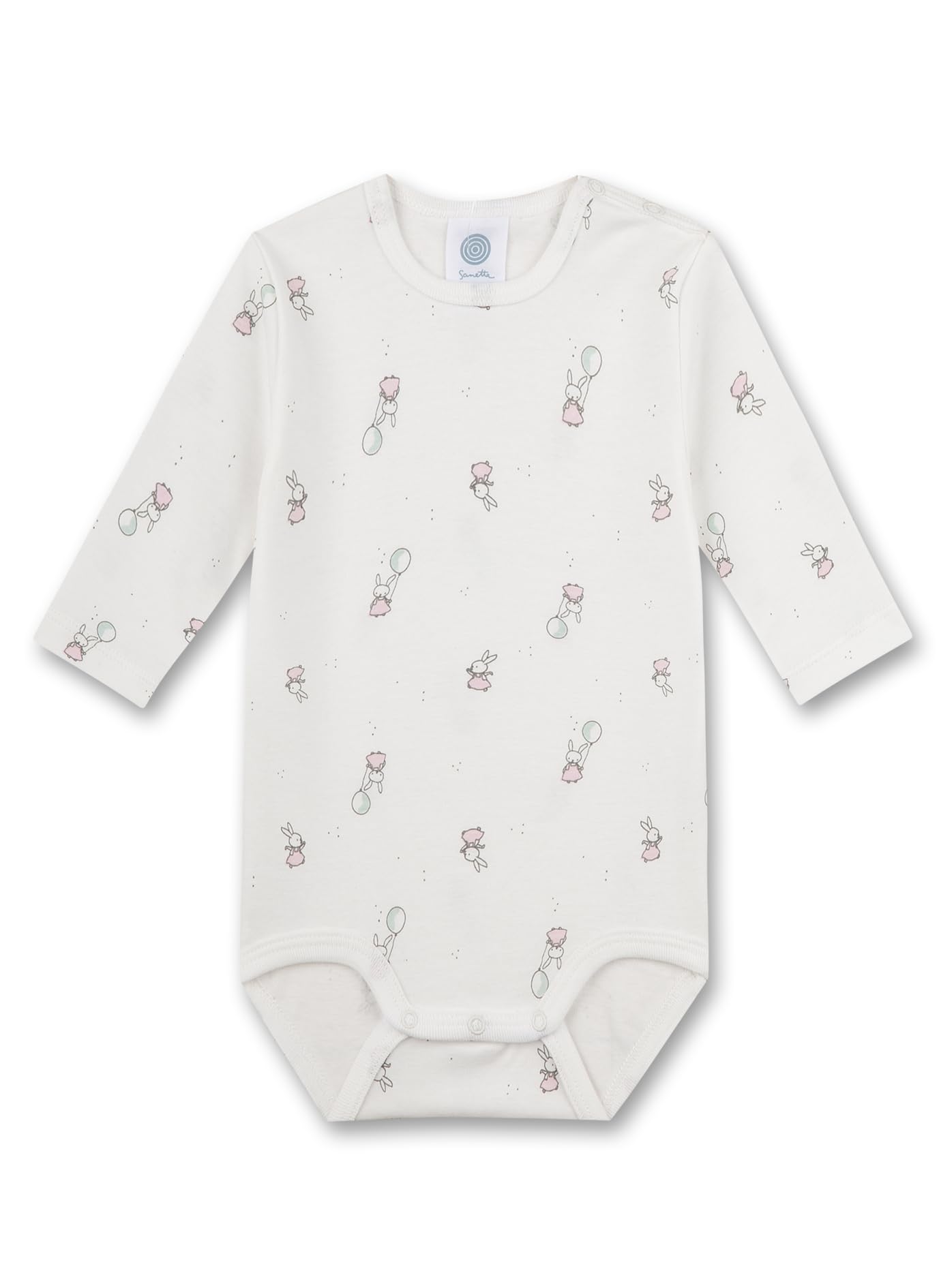 Sanetta Baby Girls' 324257 Bodysuit, White Pebble, 68