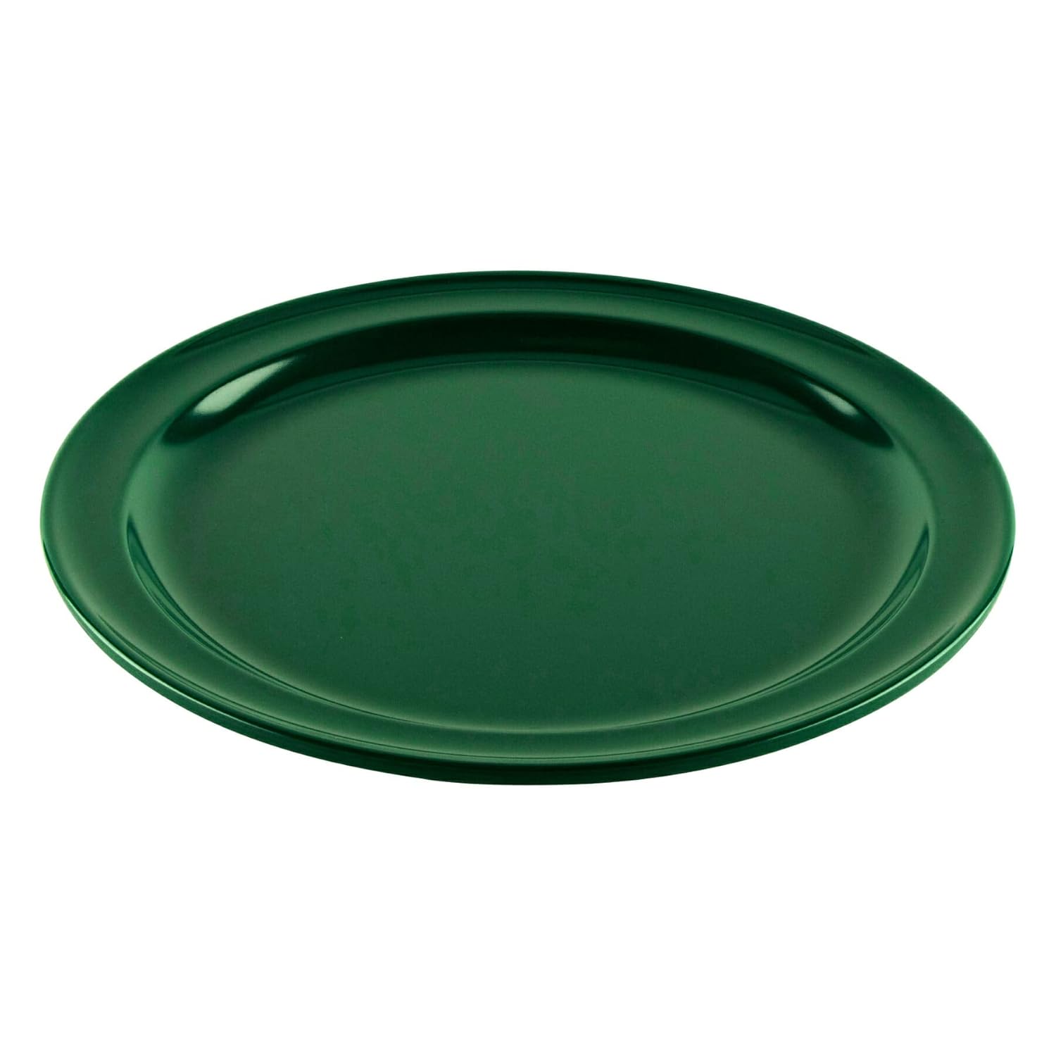 GET DP-509-HG Melamine Round Dinner Plates, 9", Hunter Green (Set of 12)