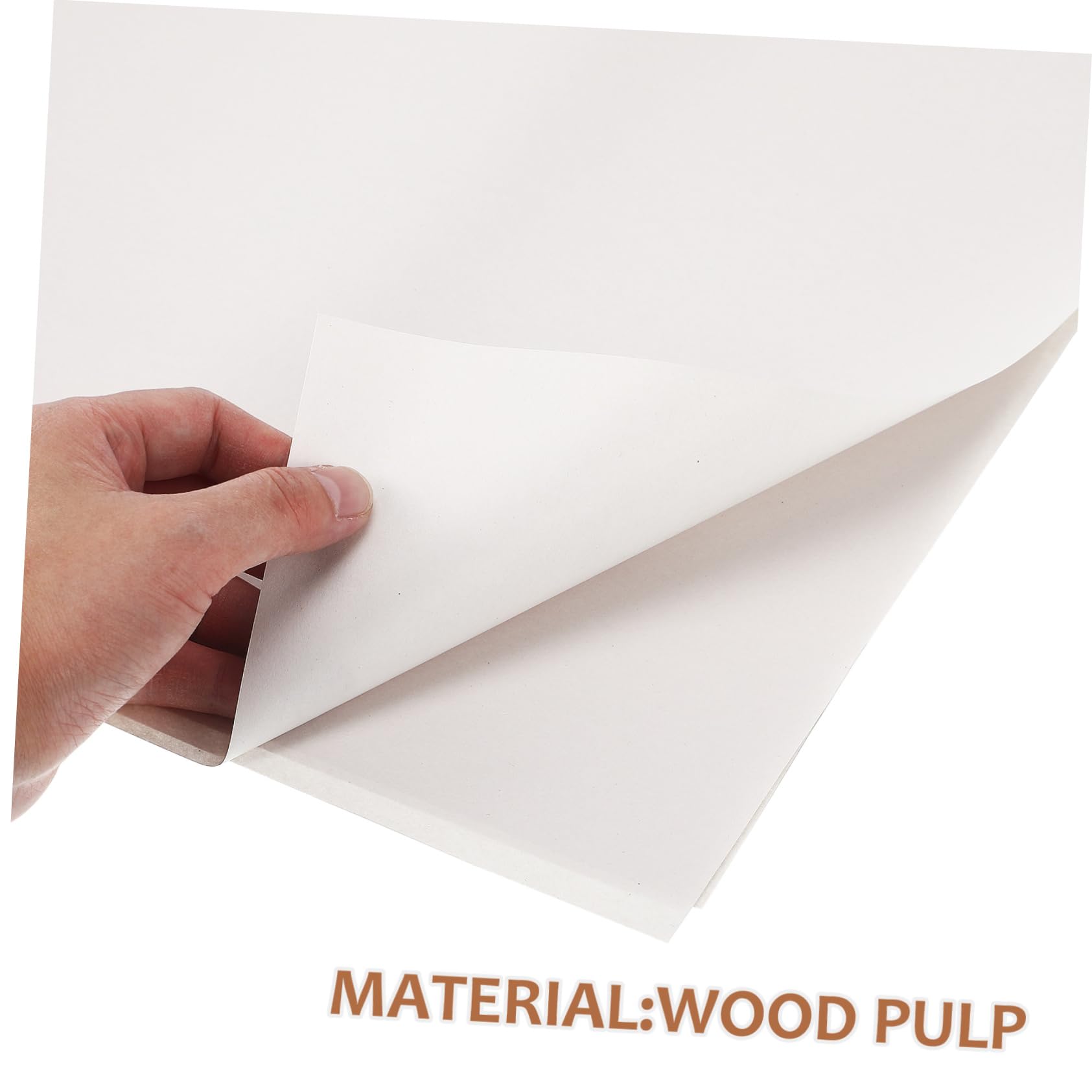 Papier Journal D’emballage 100 Feuilles en Pâte de Bois Blanc