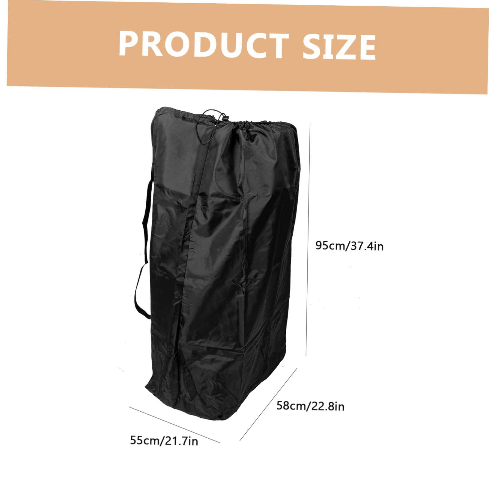 Garneck Nylon Stroller Bag Airplane Travel Gate Check Protector Shoulder Straps Durable