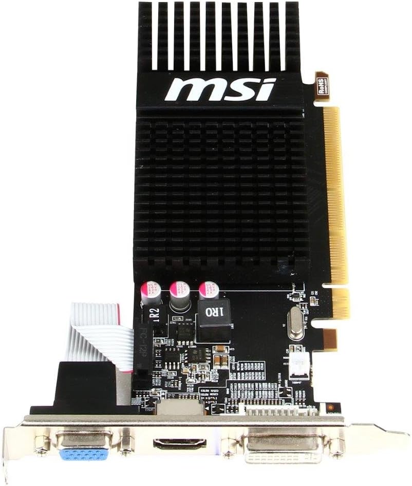 MSI Radeon HD 6450, 2GB DDR3, Low Profile, PCI Express Graphics Card R6450-2GD3H/LP