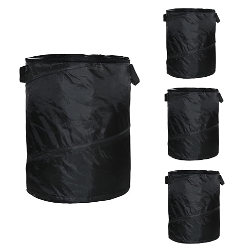 Miniatura 9 de Bote de basura plegable de 36 litros, 10 galones, pequeño bote de basura para acampar al aire libre, impermeable, flexible, para el hogar, jardín,