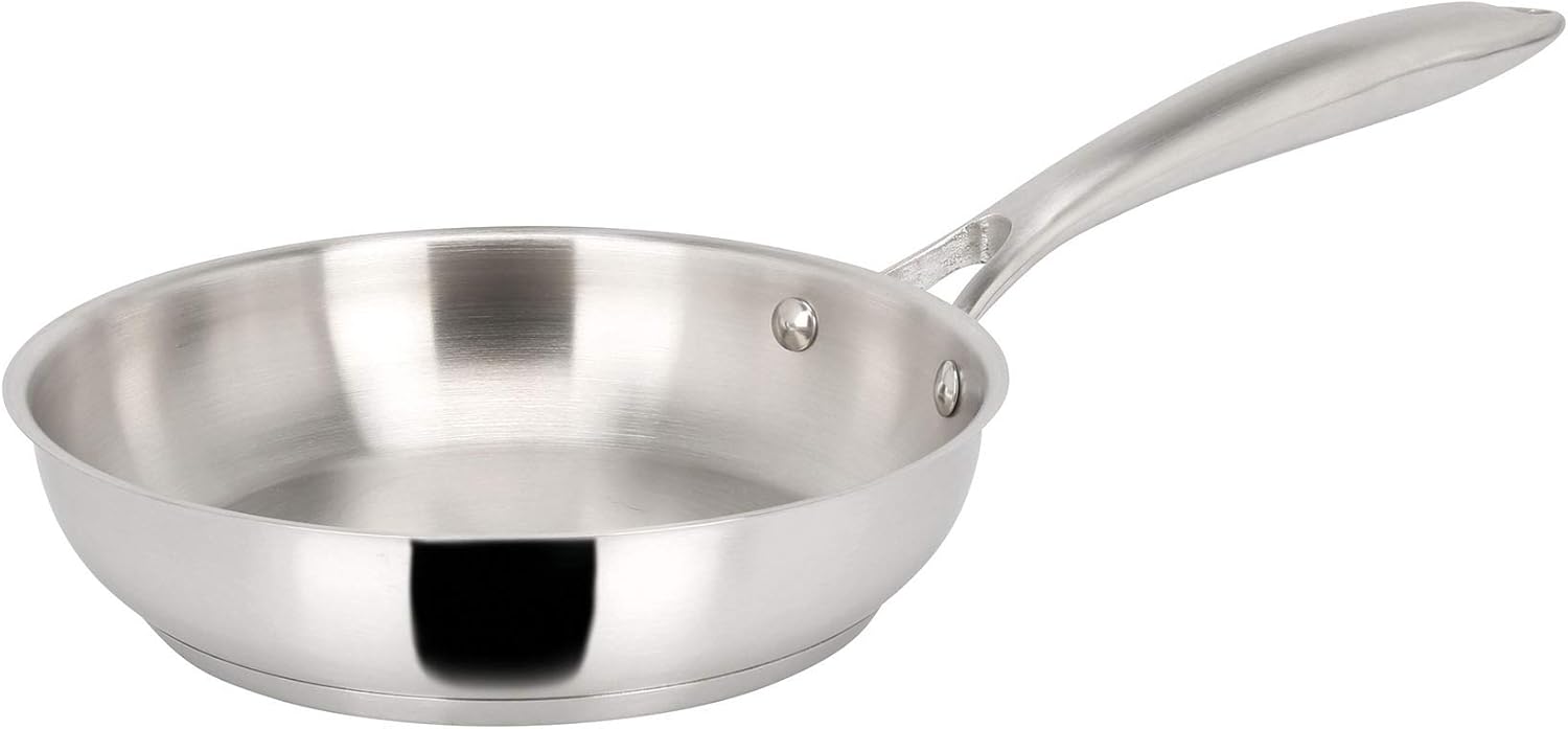 Sitram Charleston Frying Pan Stainless Steel Silver
