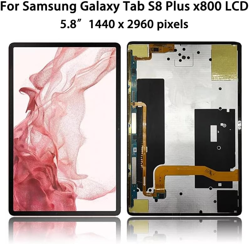 for Samsung Galaxy Tab S8 Plus SM-X800 LCD Touch Screen Assembly S8+ X800