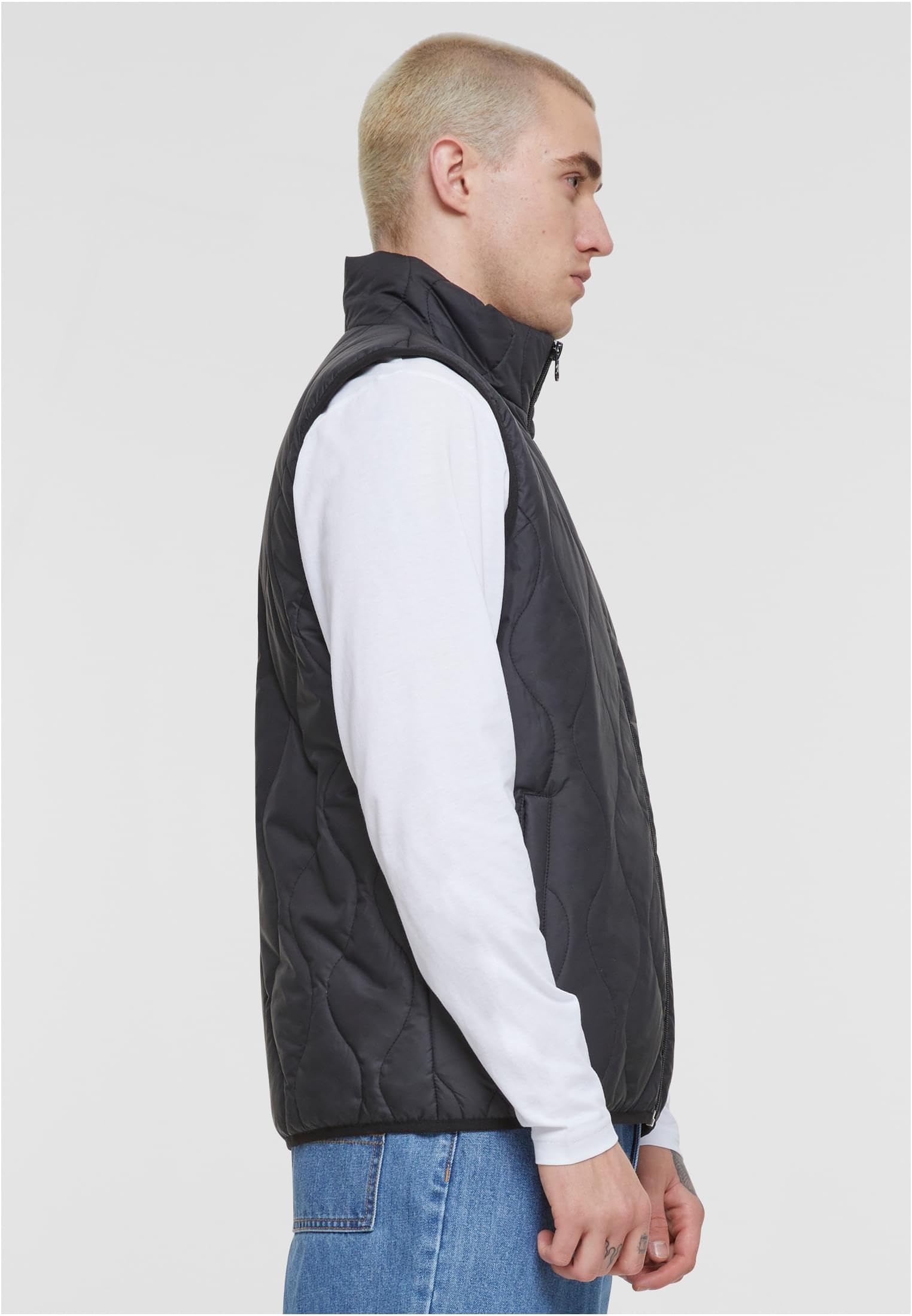 Urban Classics Mens Super Light Bubble Vest Uomo Gilet nero