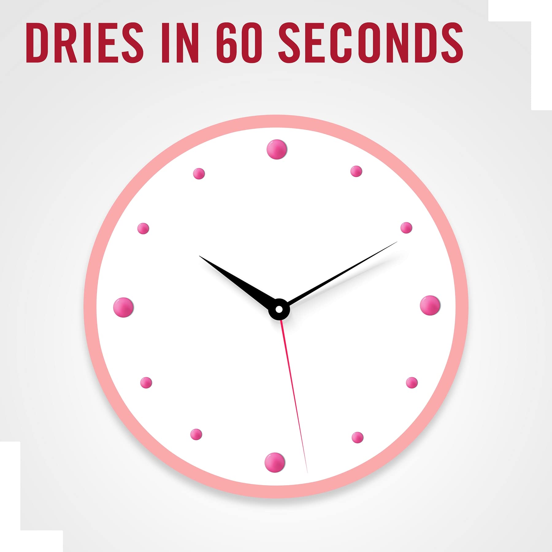 Rimmel London 60 Seconds Super Shine Smalto, Smalto asciugatura rapida, Colore vibrante, A lunga tenuta, 8 ml, 262 RINGARING Roses