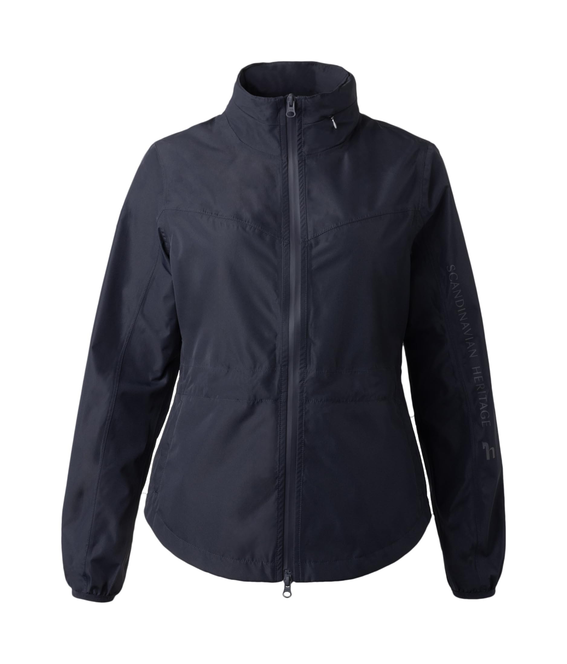 HORZE Flora Chaqueta de equitación impermeable ligera para mujer, azul marino, 44
