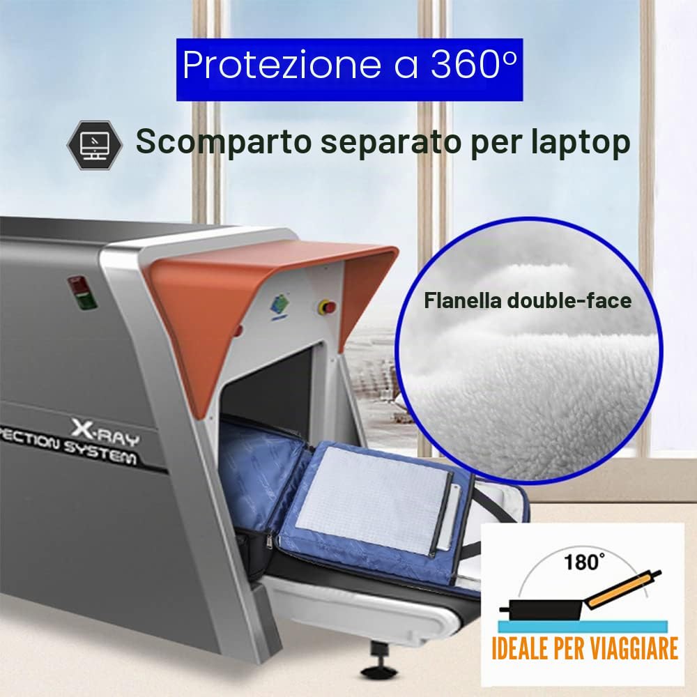 BOPai Computer Portatile da 15,6 Pollici, Convertibile, con Scomparto di Aumento, antifurto, Ricarica USB e Resistente all'Acqua, Zaino da Viaggio Multifunzione, da Uomo, Nero