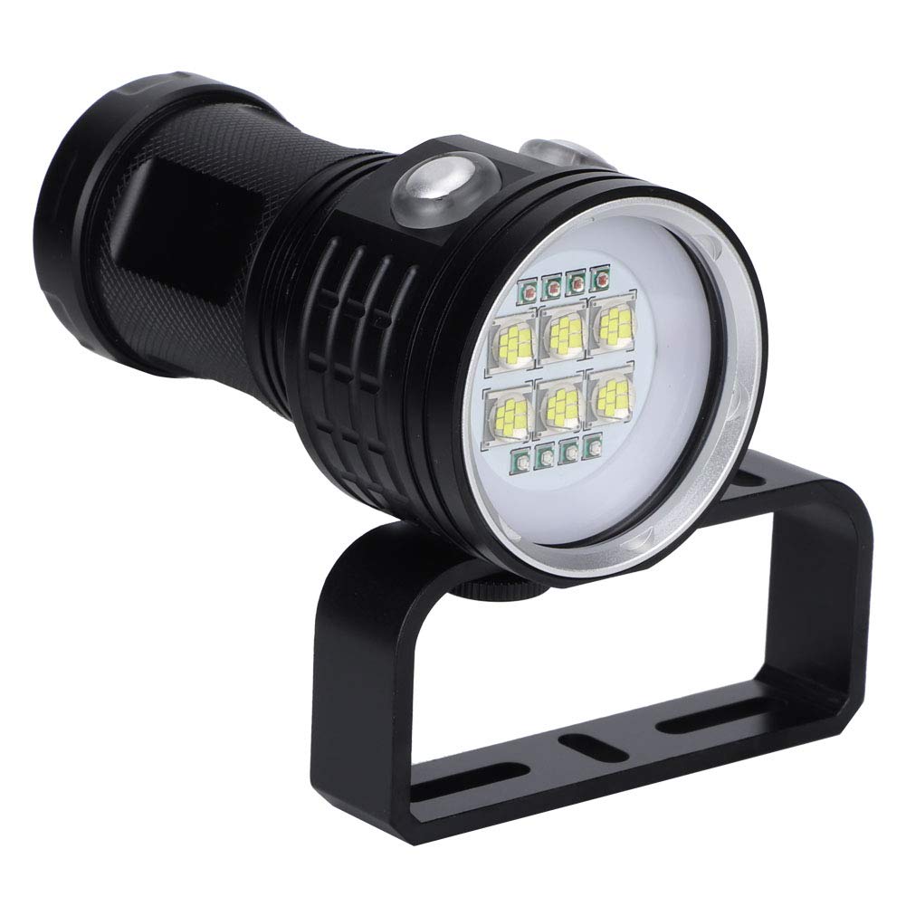 Lampa do nurkowania LED IP68, super jasna latarka do sportów wodnych na świeżym powietrzu (B24)