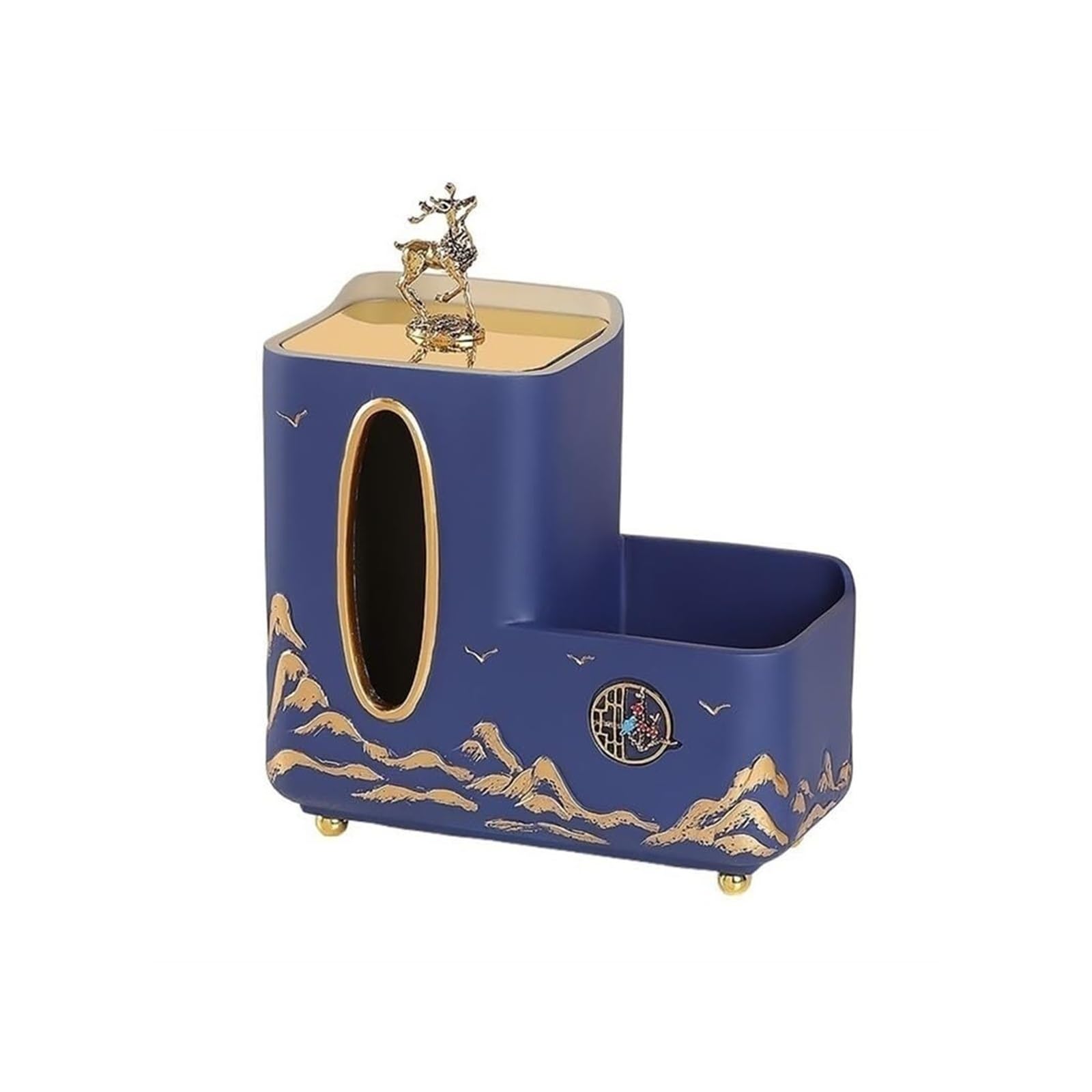 Boîte à mouchoirs en résine chinoise pour décorer votre table basse de salon