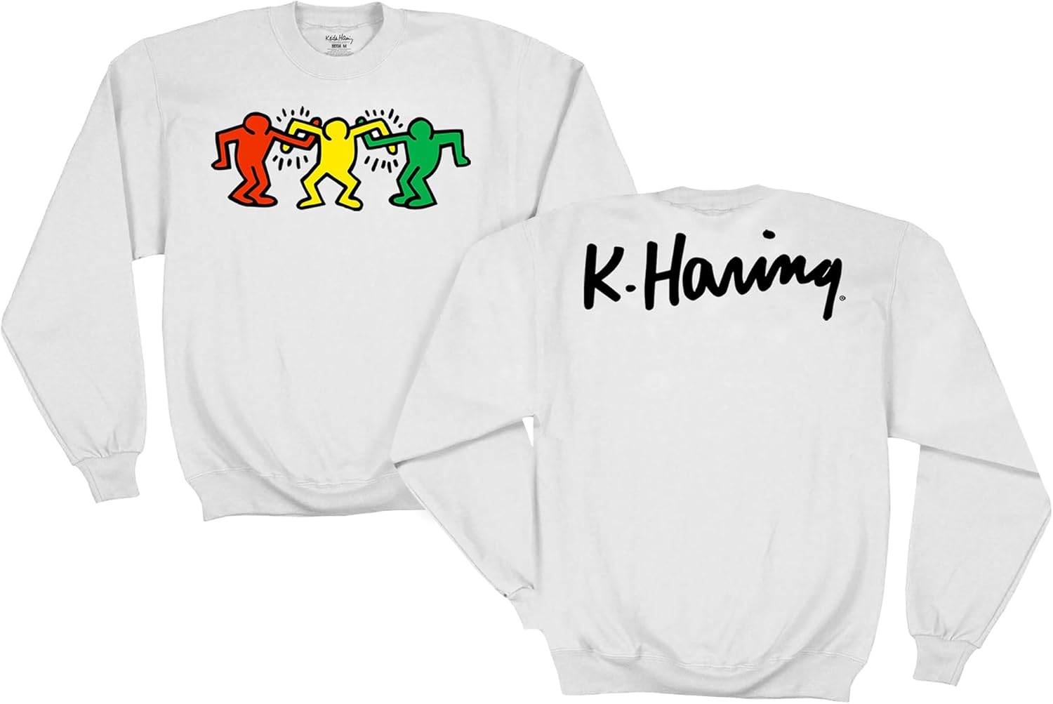 Ripple Junction Keith Haring Artwork Sweatshirts for Men or Women