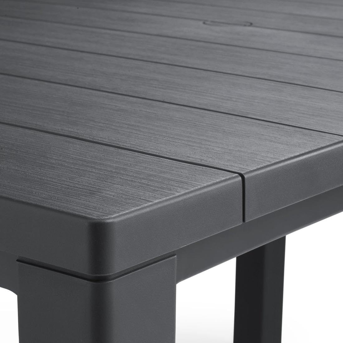 Keter Julie Table Double Composition Table d'extérieur Graphite