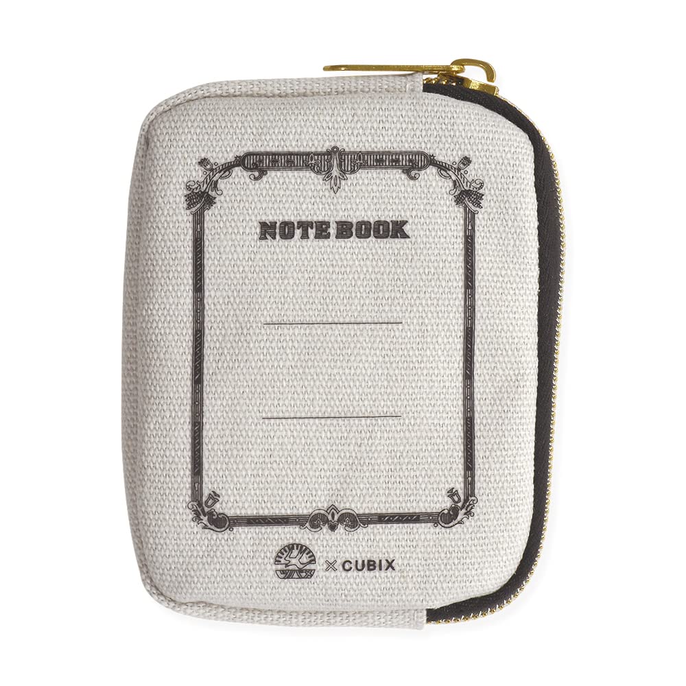 Amazon | エムプラン ツバメノート ポーチ クッションポーチ A7 グレー