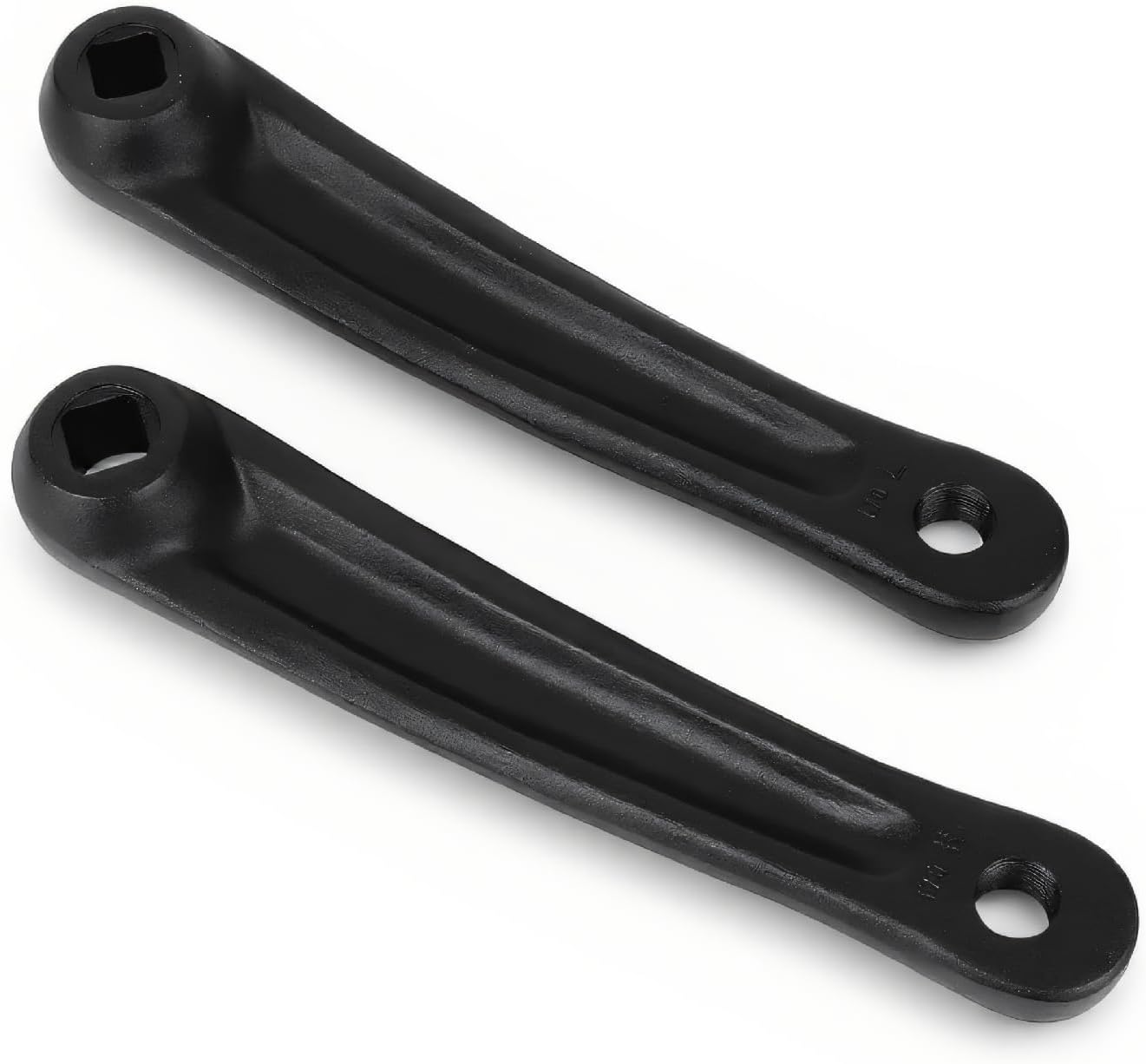 Bicycle Crank Arm Compatible with Electric Mountain Bikes Drive Motor 170mm (Black) Mountain Bike Crank Arm Bike Crankset for Motor Drive