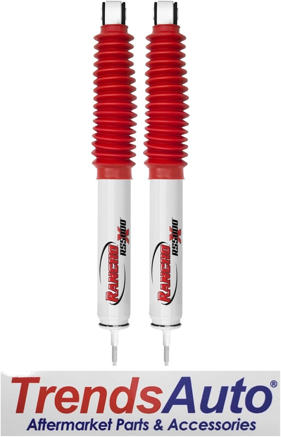 TrendsAuto Pair of RS5000X Series Front Shocks fits 2011 2016 F250 Super Duty 4WD with 2.5" Front Lift | Improves Handling & Performance | Built to Last | Includes TrendsAuto Decal