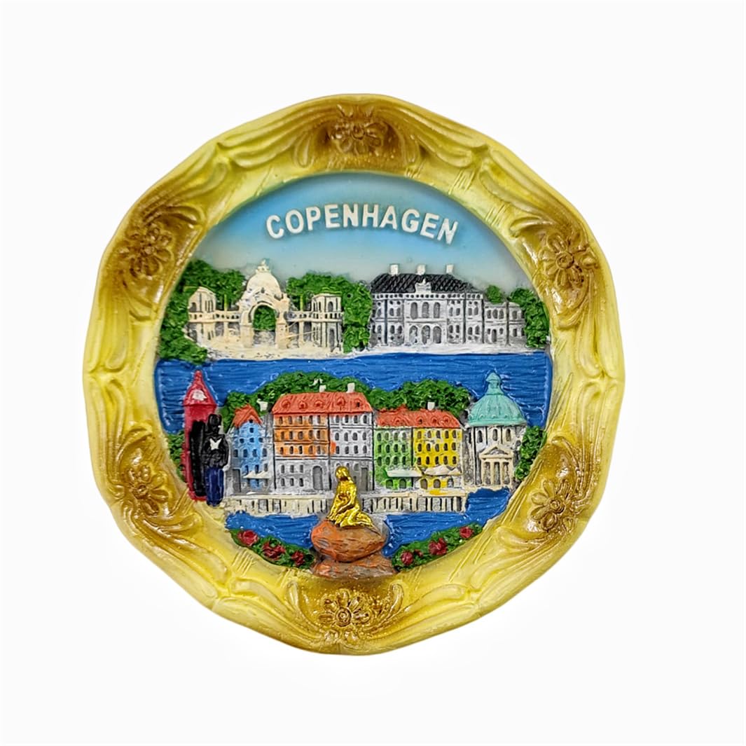 Calamita Da Frigorifero 3D Copenaghen Royal Palace – Souvenir Magnetico Per Viaggiatori