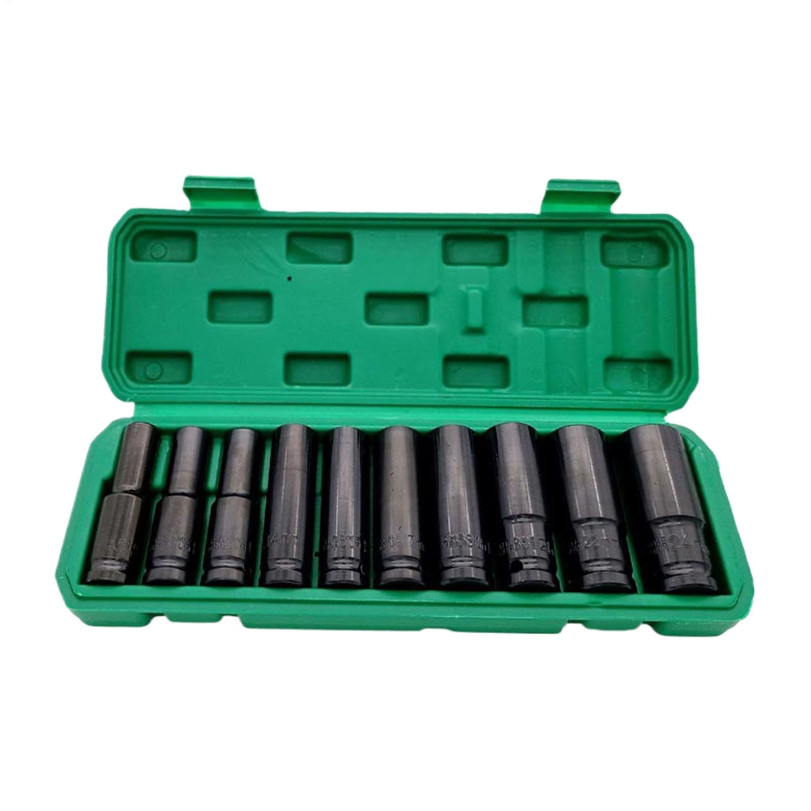 Juego de llaves de carraca eléctricas, llaves de carraca a batería, conector de 1/2 pulgada, llave eléctrica para reparación de automóviles, doblado de transmisión conjunta 10X, mango anti
