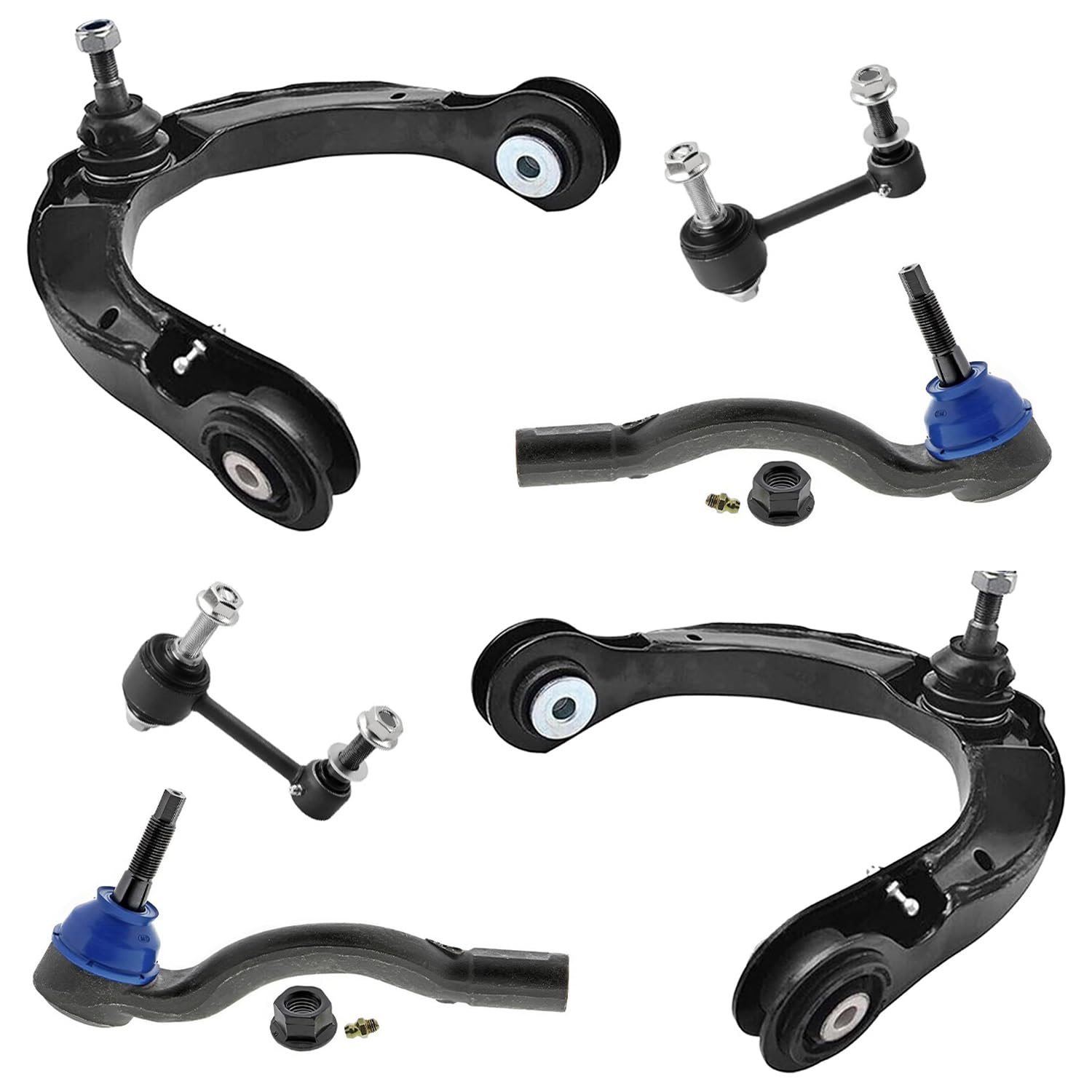 Detroit Axle - 6pc Front End Suspension Kit for 16-20 Dodge Durango