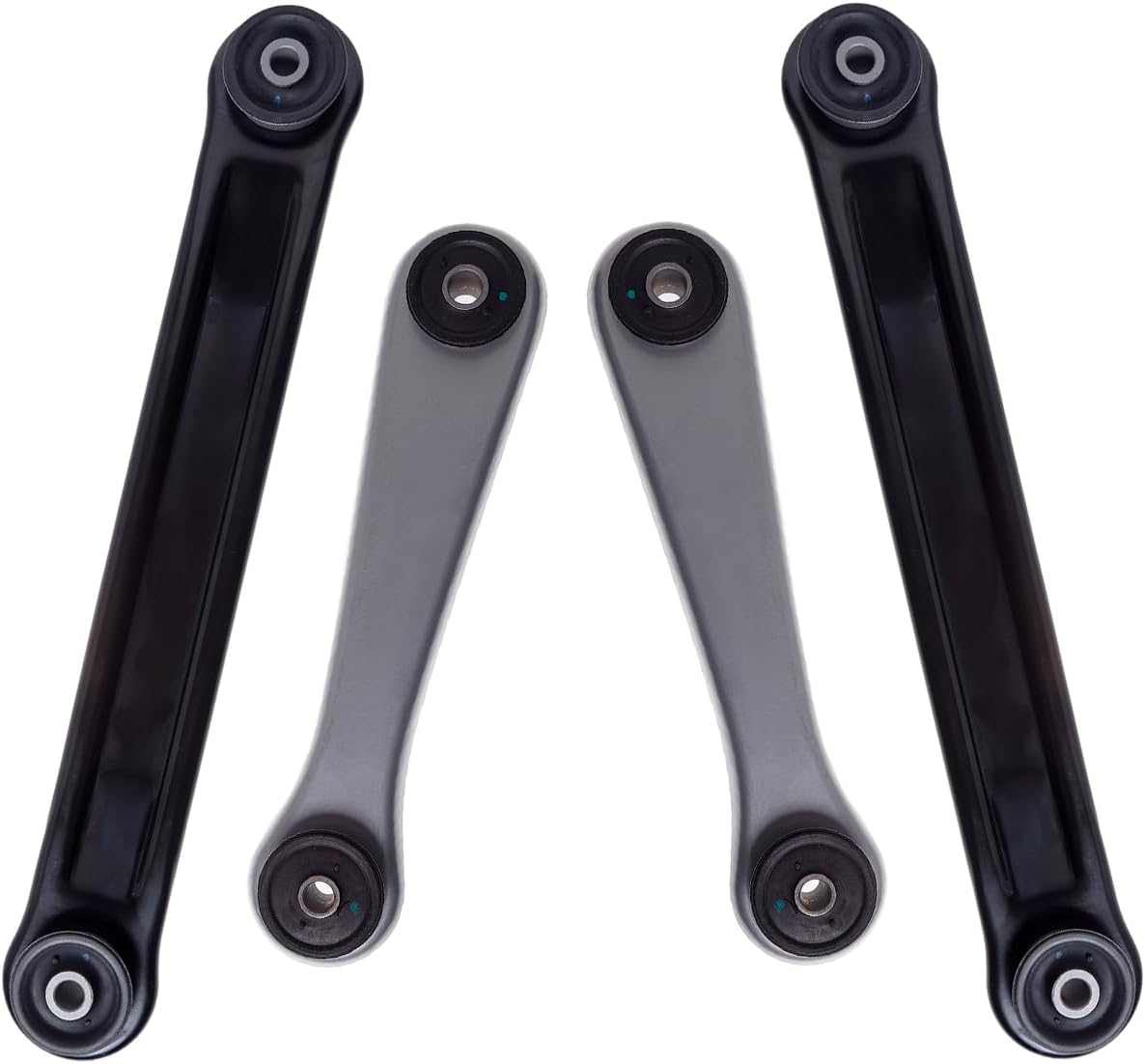 KEYOOG 4Pc Set K641799 K641800 Rear Control Arm Compatible With 1998-2011 Fo-rd Crown Victoria,Me-rcury Grand Marquis,Li-ncoln Town Car (OE# 5W1Z5A649AA 5W1Z5500AA F8AZ5A649AA 8W1Z5500A)