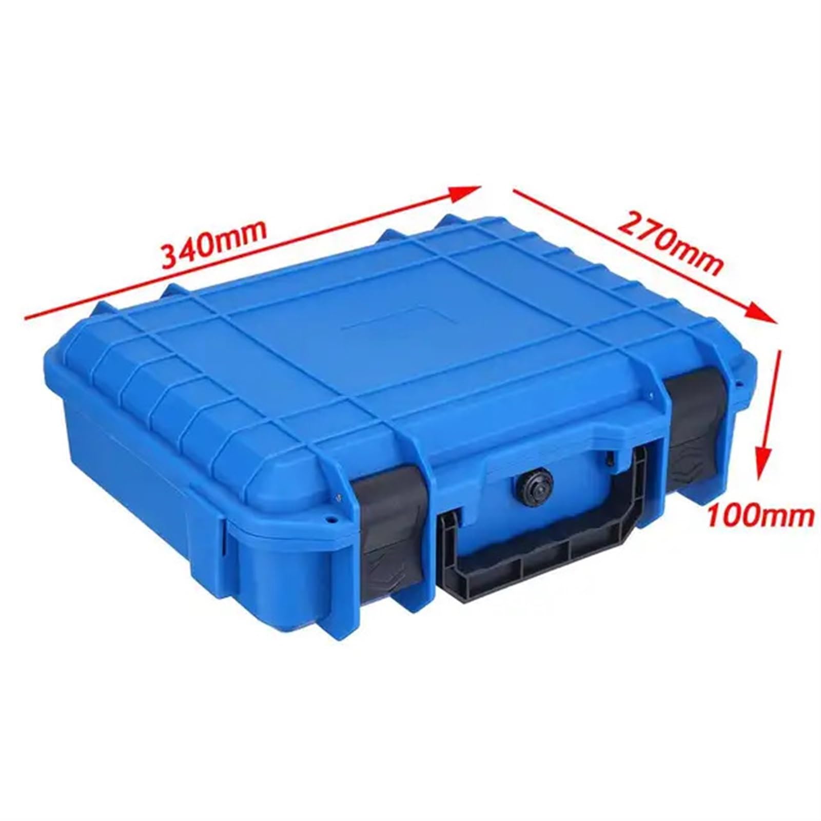 Kit di attrezzi con custodia rigida impermeabile for il trasporto, scatola portaoggetti in spugna, organizer protezione sicurezza, cassetta degli for strumenti Flight Case Professionale