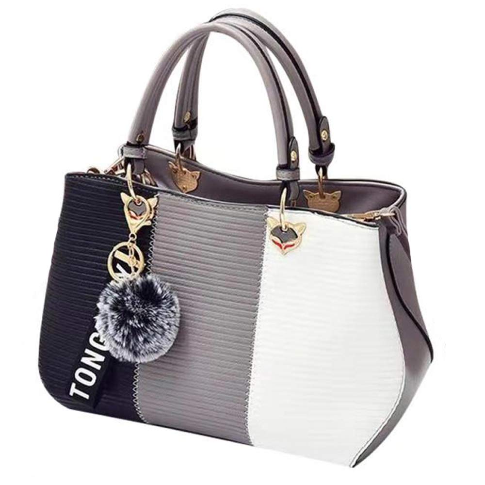 zhongningyifengHandbags for Women Fashion Ladies Purses PU Leather Satchel Shoulder Tote Bags