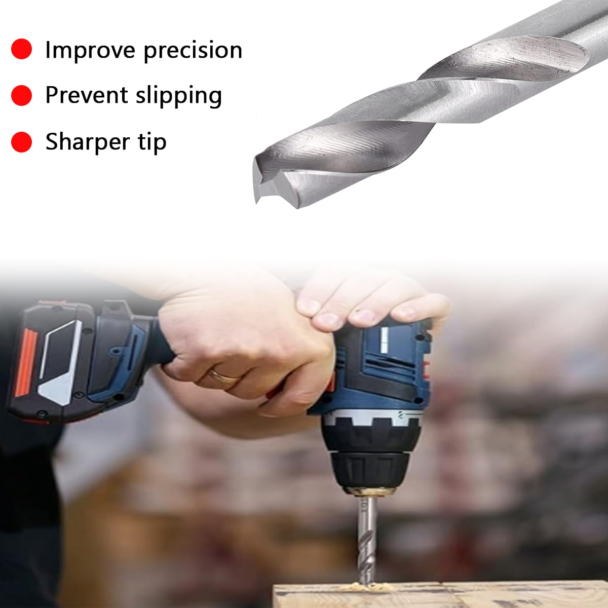 HaoTrade 2 Pieces HSS Cobale Spot Weld Drill Bit Set,6mm & 8mm Solid Cobalt Spot Weld Drill for Easy Drill of Hard Spot Welds,High Speed Welder Remover Cutter Cobalt Tips for Longer Life - Image 4