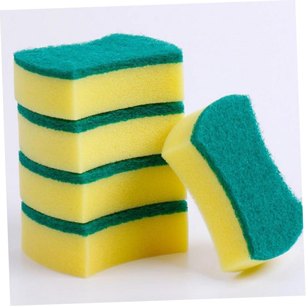 Lot De 12 Blocs éponge Haute Densité - 10x6x2 Cm - Pour Peinture, Bricolage, Artisanat - Blanc - 5